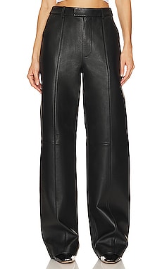 Product image of Ena Pelly x Rj Highwaisted Leather Pant. Click to view full details