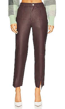 Product image of Ena Pelly Blair Seamed Leather Pant. Click to view full details