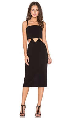 Endless Rose Cutout Midi Dress in Black | REVOLVE