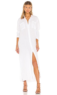 Enza Costa X REVOLVE Linen Maxi Shirt 