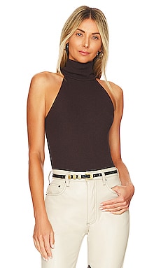 Product image of Enza Costa Sweater Knit Halter Turtleneck. Click to view full details