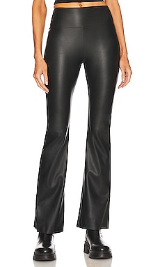 Product image of Enza Costa Matte Leather Bootcut Legging. Click to view full details