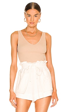 Product image of Enza Costa Textured Knit U-Neck Tank. Click to view full details