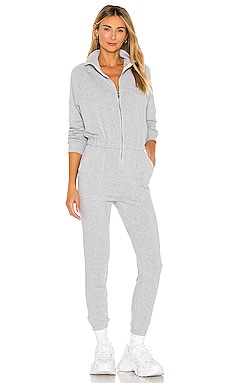 Electric & Rose Mojave Jumpsuit in Heather Grey | REVOLVE
