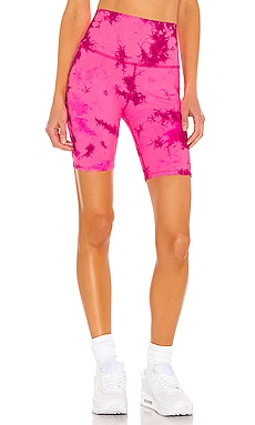 electric and rose biker shorts