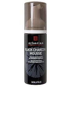 Product image of erborian Black Charcoal Mousse Cleansing Foam. Click to view full details