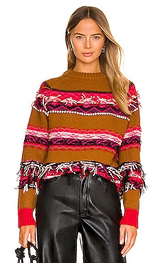 Alessia Multi Pattern Sweater Essentiel Antwerp $103 