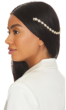 SHASHI La Perla Headband in Pearl