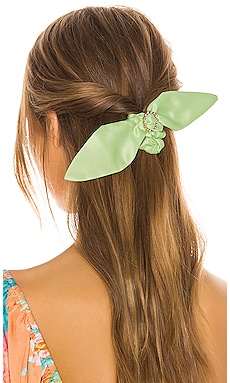 

Cz neon scrunchie - Ettika, Зеленый, Аксессуары для волос
