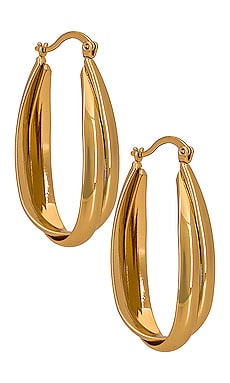 Product image of Ettika Oval Hoop Earring. Click to view full details