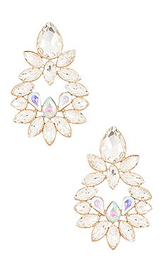 Floral Crest Earrings Ettika $55 NEW