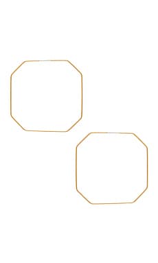 Product image of Ettika Octagon Hoops. Click to view full details