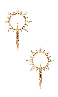 

Серьги sun - Ettika, Металлический золотой, Золотой
