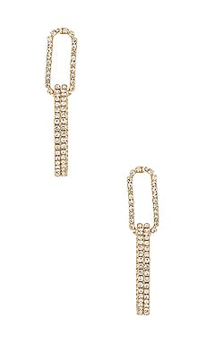 Ettika Double Drop Earrings in Gold Ettika $27 Previous price: $45 