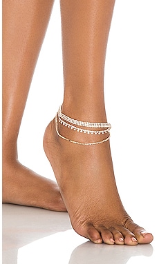 фото Crystal anklet set - ettika