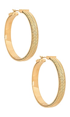 Vetta Chain Hoop EarringEllie Vail$71