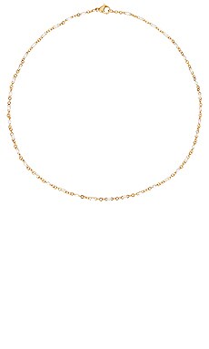 Marlow White Dainty Resin Beaded Necklace Ellie Vail