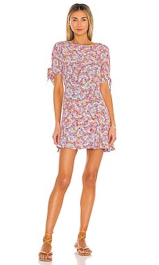 FAITHFULL THE BRAND Daphne Mini Dress in Turnesol Floral Print | REVOLVE