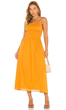 FAITHFULL THE BRAND NOLIE MIDI DRESS