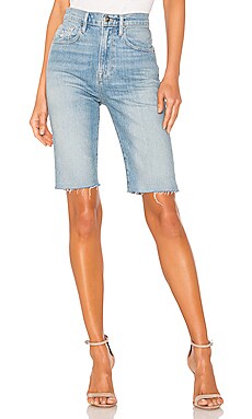 

Джинсовые шорты le vintage bermuda - FRAME, Синий, Обрезаные