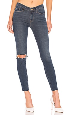 

Джинсы скинни le skinny de jeanne - FRAME, Рваные