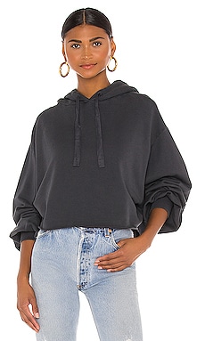 Faded cropped hoodie