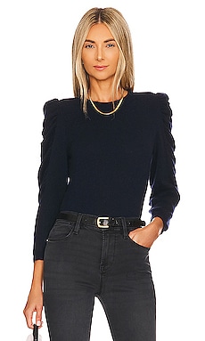 Product image of FRAME Shirred Sleeve Sweater. Click to view full details