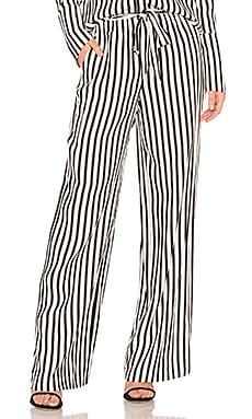 Широкие брюки stripe easy - FRAME