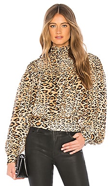 frame cheetah blouse