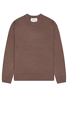 Askyurself Chunky Cross Knit Sweater in Brown & Ecru | REVOLVE