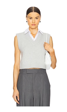 Favorite Daughter The Leigh Vest in Light Grey | REVOLVE