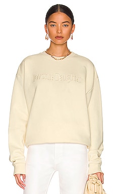 Sara Embroidered Sweatshirt Favorite Daughter $125 