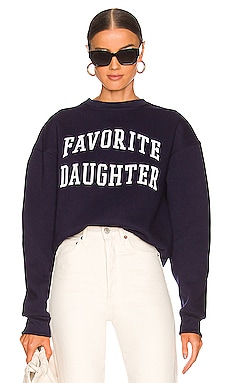 Collegiate Sweatshirt Favorite Daughter $88 BEST SELLER
