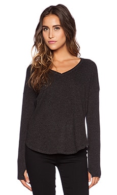 Feel the Piece Isa Sweater in Black Heather