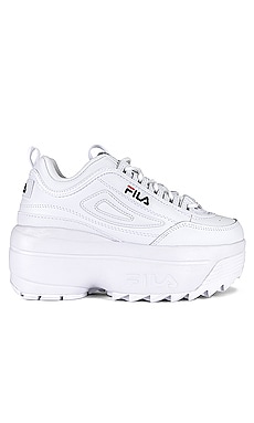 escaleren onkruid Van storm Fila Disruptor II Sneaker in White, Fila Navy, & Fila Red | REVOLVE