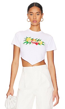 Product image of FIORUCCI Fruit Logo Cropped Tee. Click to view full details
