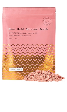 Product image of frank body Rose Gold Shimmer Scrub. Click to view full details