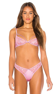 fleur du mal Gardenia Lace Demi Bra in Bisou