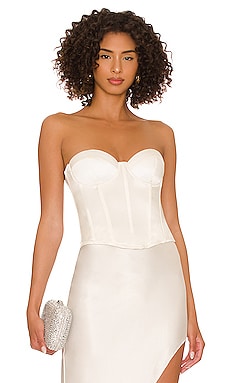 Product image of fleur du mal Hamptons Bustier. Click to view full details