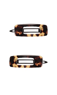 

Заколка mini cutout rectangle - France Luxe, Коричневый, Аксессуары для волос