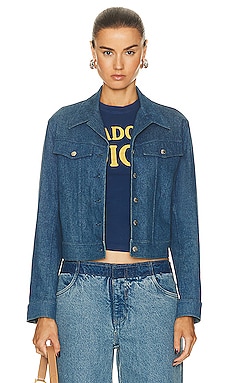 Brandy melville clearance cropped denim jacket