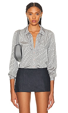 Free People X REVOLVE Bianca Blouse in Blue Moon