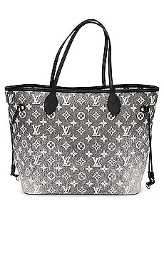 FWRD Renew Louis Vuitton Onthego MM Tote Bag in Blue