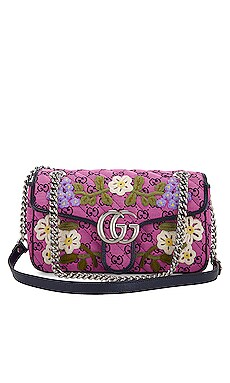 FWRD Renew Gucci GG Marmont Camera Bag in Pink