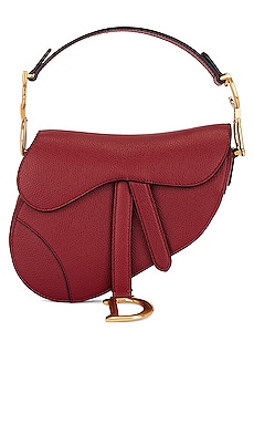 Dior - Saddle Bag with Strap Sand-Colored Grained Calfskin - Women