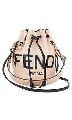 FWRD Renew Fendi Mon Tresor Bucket Bag in Beige