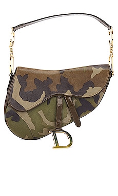 Camo dior saddle discount bag