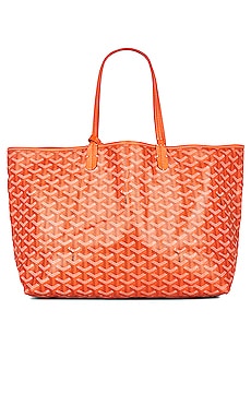 GOYARD Saint-Louis PM Tote Bag Orange Genuine Used Good