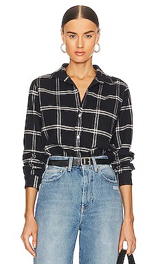 Frank and Eileen Silvio Woven Button Up