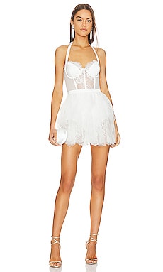 Product image of For Love & Lemons X REVOLVE Mini Bustier Dress. Click to view full details